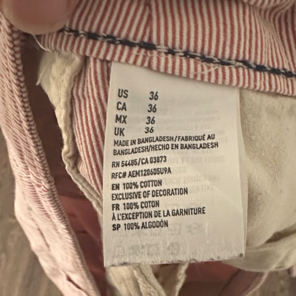 American Eagle Outfitters Pink Corduroy Shorts - Picture 2 of 4